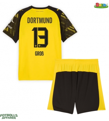 Borussia Dortmund Pascal Gross #13 Hemmaställ Barn 2025-26 Kortärmad (+ Korta byxor)